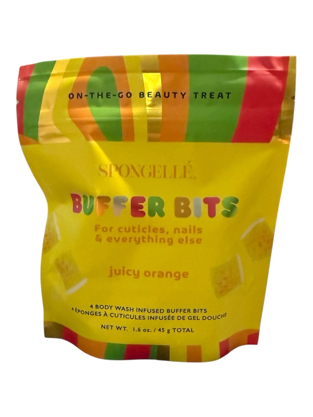 Spongellé Buffer Bits Juicy Orange - Yellow & Green Pack